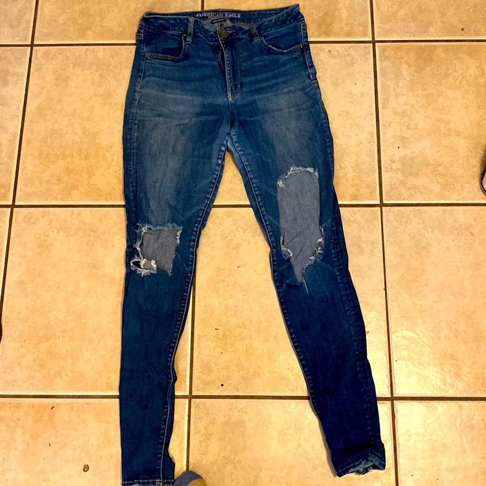 American Eagle outfitters super stretch X jeans